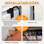 2026 Upgrade W11307244 W10682535 W11253733 Washer Lid Lock Switch Replacement