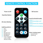 NEQUARE Disco Ball DJ Party Lights Sound Activated with Remote Control Strobe