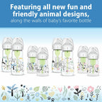 Dr. Brown's Anti-Colic Options+ Wide-Neck Baby Bottle Designer Edition Bottles,