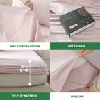 Overket 100% Egyptian Cotton Sheets Cal King Sheet Set 1000 Thread Count Sateen