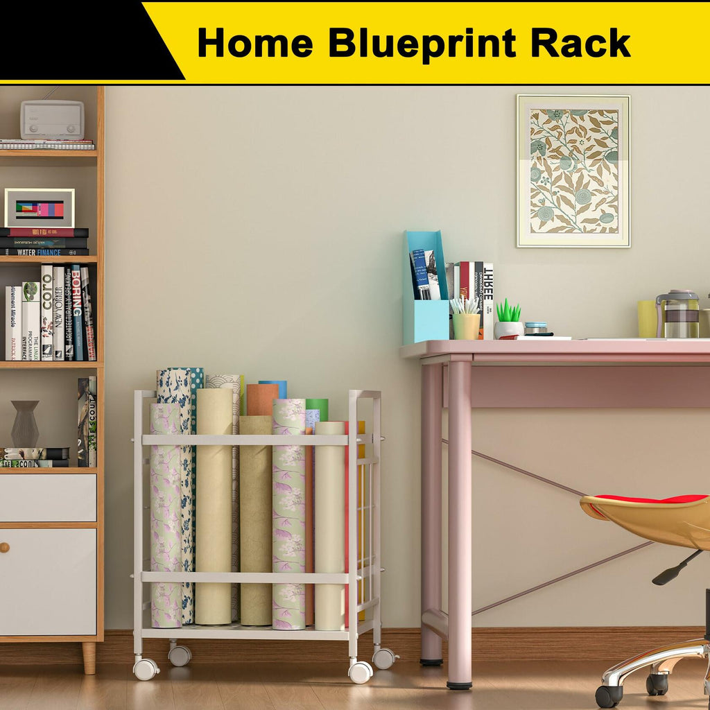 Wrapping Paper Organizer Storage, Wrapping Paper Storage with Wheels, Used for