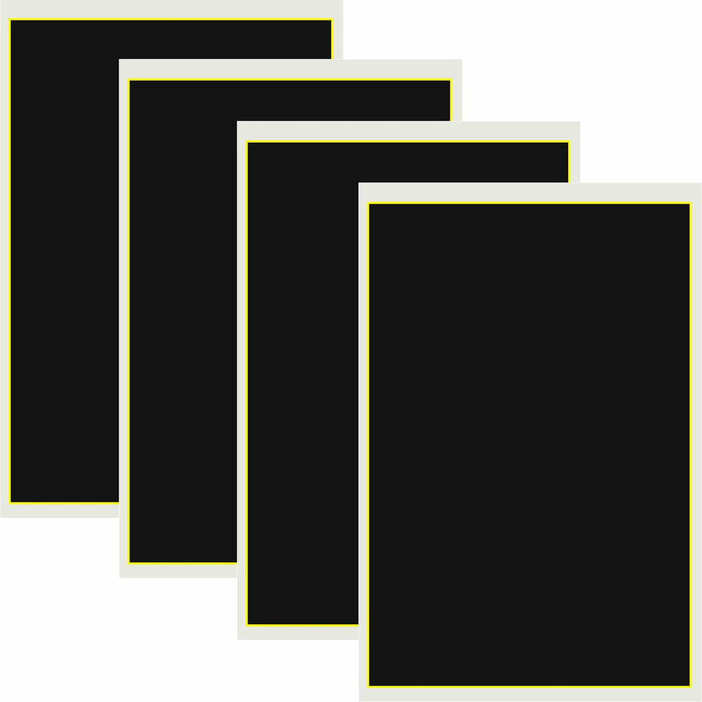 4 Pieces Black Laser Engraving Marking Paper 39x27CM Engraving Color Paper Laser