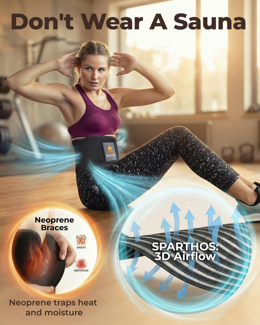 Sparthos Back Brace for Lower Back Pain - Immediate Relief from Sciatica,