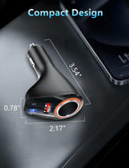 4 in 1 USB C Car Charger, 170W Multi USB Cigarette Lighter Adapter, Socket