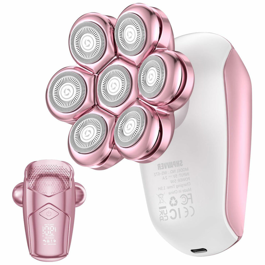 SHPAVVER Electric Razors for Women Legs: Rechargeable Electric Shavers for Body