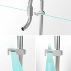 FZONE Mini Aquarium Fixing Clamp, Aluminum Alloy Holder for Rimless Aquariums