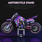 Mesiondy Motorcycle Building Block Set - 476 PCS Collectible Motorcycle Display