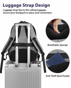 MATEIN Travel Laptop Backpack, 17 Inch Work TSA Approved Carry on Backpack,