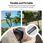 TELESIN Neck Mount SE 2.0 with Air Cushion, Adjustable Chest Strap and Neck