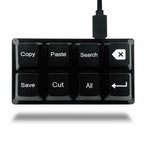 BTXETUEL Copy Paste Search Backspace Save Cut All Enter 8-Key Keyboard