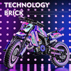 Mesiondy Motorcycle Building Block Set - 476 PCS Collectible Motorcycle Display