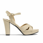 Lyngixko Block Heeled Platform Sandals Chunky Open Toe Shoes for Women