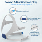Upgraded Supplies for Airfit N20, Includes Head Strap, Frame, Nasal Cushion(L),