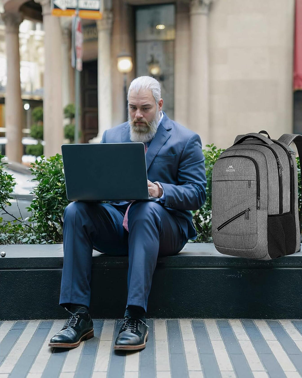 MATEIN Travel Laptop Backpack, 17 Inch Work TSA Approved Carry on Backpack,