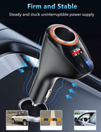4 in 1 USB C Car Charger, 170W Multi USB Cigarette Lighter Adapter, Socket