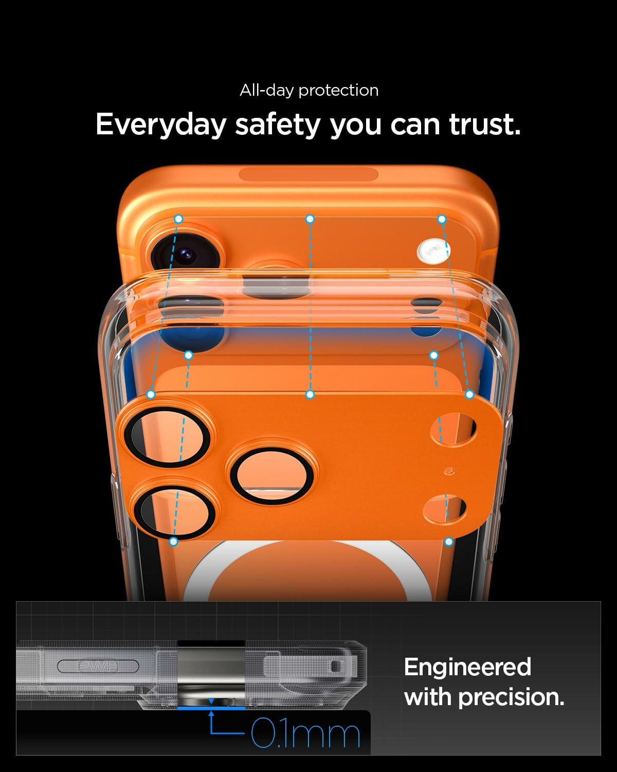 Spigen Camera Lens Screen Protector [GlasTR EZ Fit Optik Pro XL] Designed for