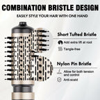 DAILYLIFE Rotating Hair Dryer Brush, Hot Air Brush, Spinning Blow Dryer Brush