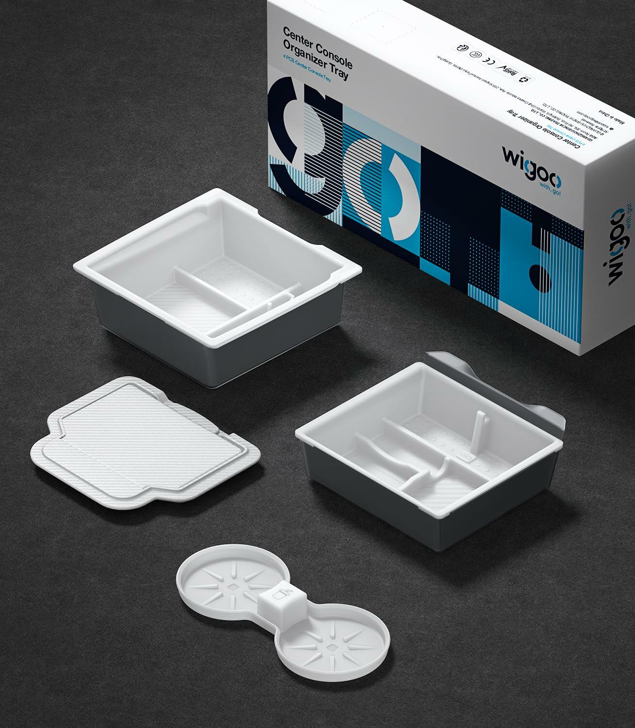 Wigoo Center Console Organizer for Tesla Model Y Juniper (Only Premium &