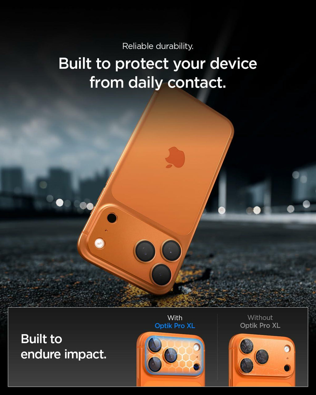 Spigen Camera Lens Screen Protector [GlasTR EZ Fit Optik Pro XL] Designed for
