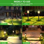 Benany Solar Outdoor Lights, 12 Pack Solar Pathway Lights Waterproof, Landscape