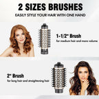 DAILYLIFE Rotating Hair Dryer Brush, Hot Air Brush, Spinning Blow Dryer Brush