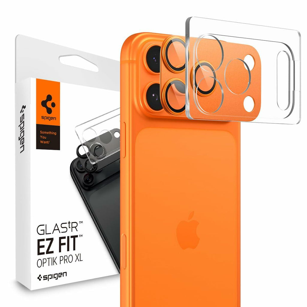 Spigen Camera Lens Screen Protector [GlasTR EZ Fit Optik Pro XL] Designed for