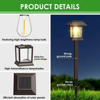 Benany Solar Outdoor Lights, 12 Pack Solar Pathway Lights Waterproof, Landscape