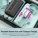 Portable Travel Steamer for Clothes, Fast Wrinkle Remover Garment Steamer for