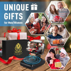 Birthday Gifts for Men Him, Cell Phone Stand with Wireless Bluetooth Speaker and