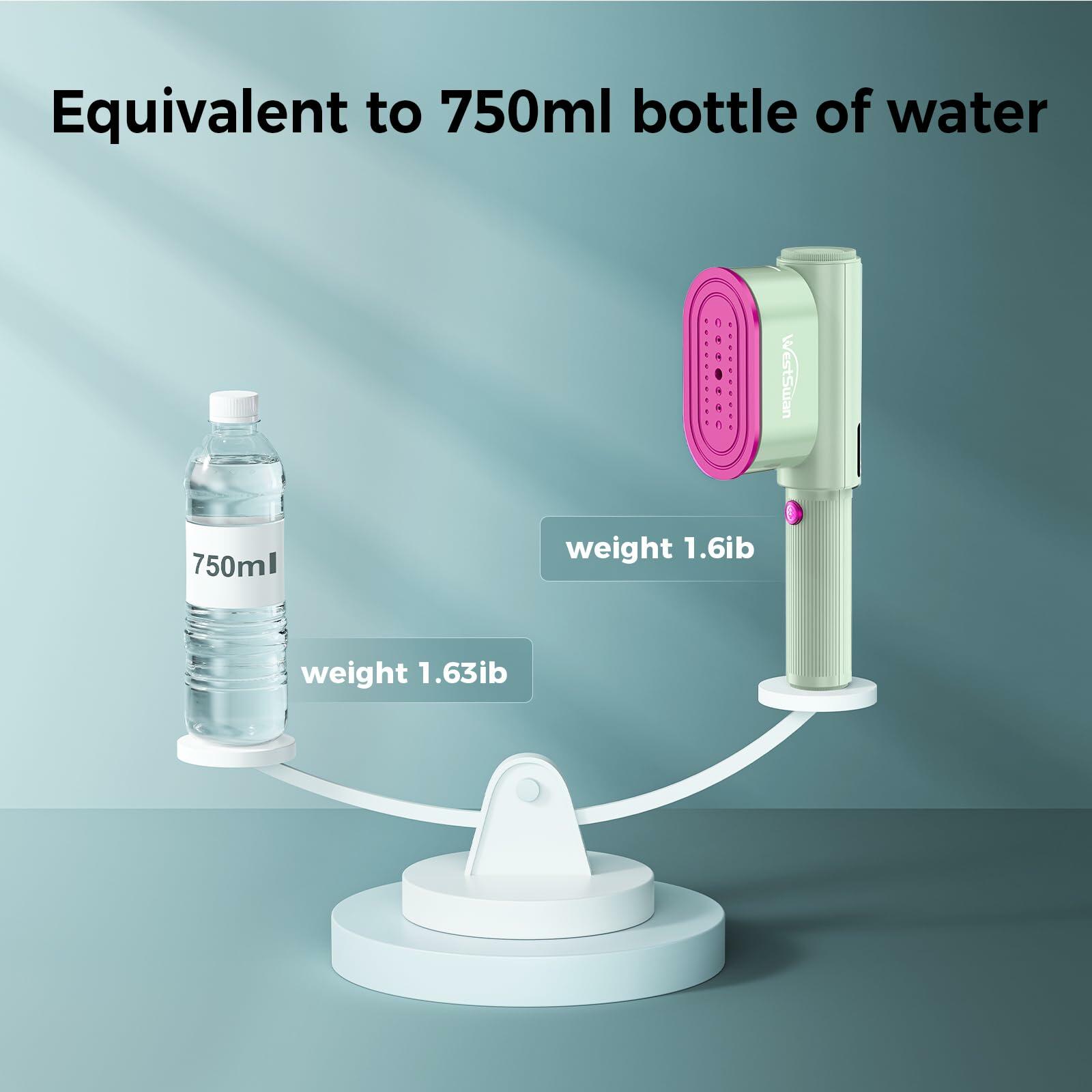 Portable Travel Steamer for Clothes, Fast Wrinkle Remover Garment Steamer for