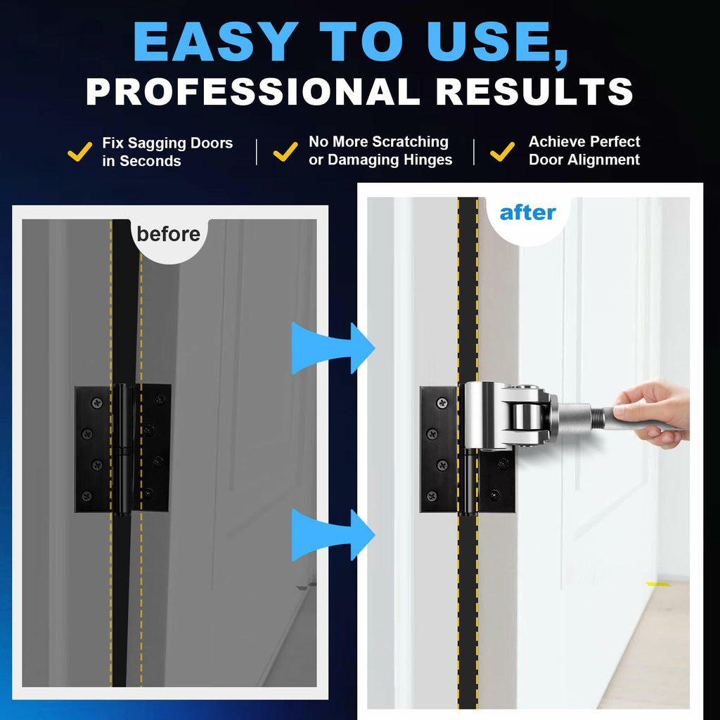 Jourcyna Upgraded Door Hinge Adjustment Tool, Adjustable Hinges Wrench,