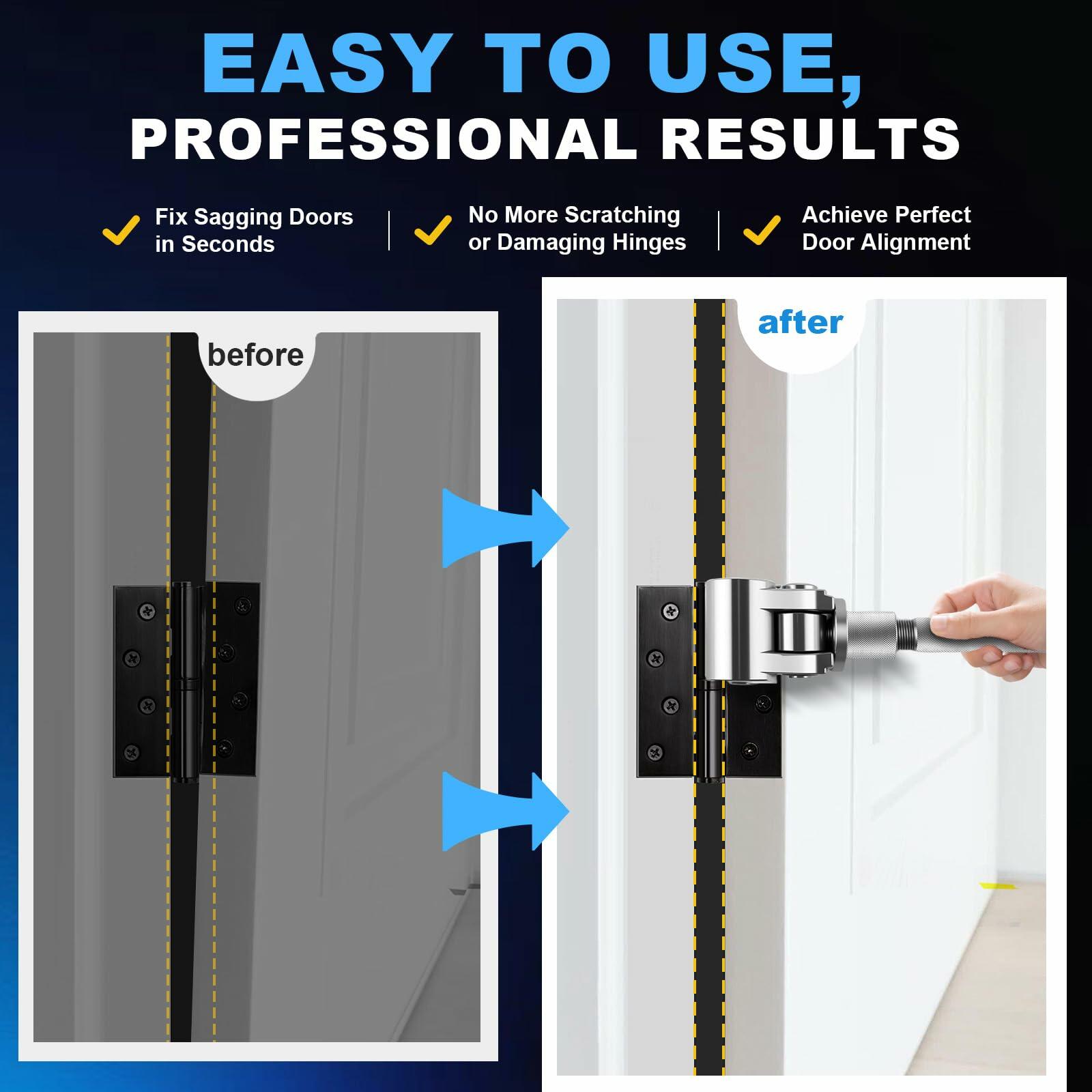 Jourcyna Upgraded Door Hinge Adjustment Tool, Adjustable Hinges Wrench,