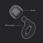 Loop Quiet 2 Ear Plugs Ultra-Comfy Reusable Noise-Reducing Earplugs for Sleep,