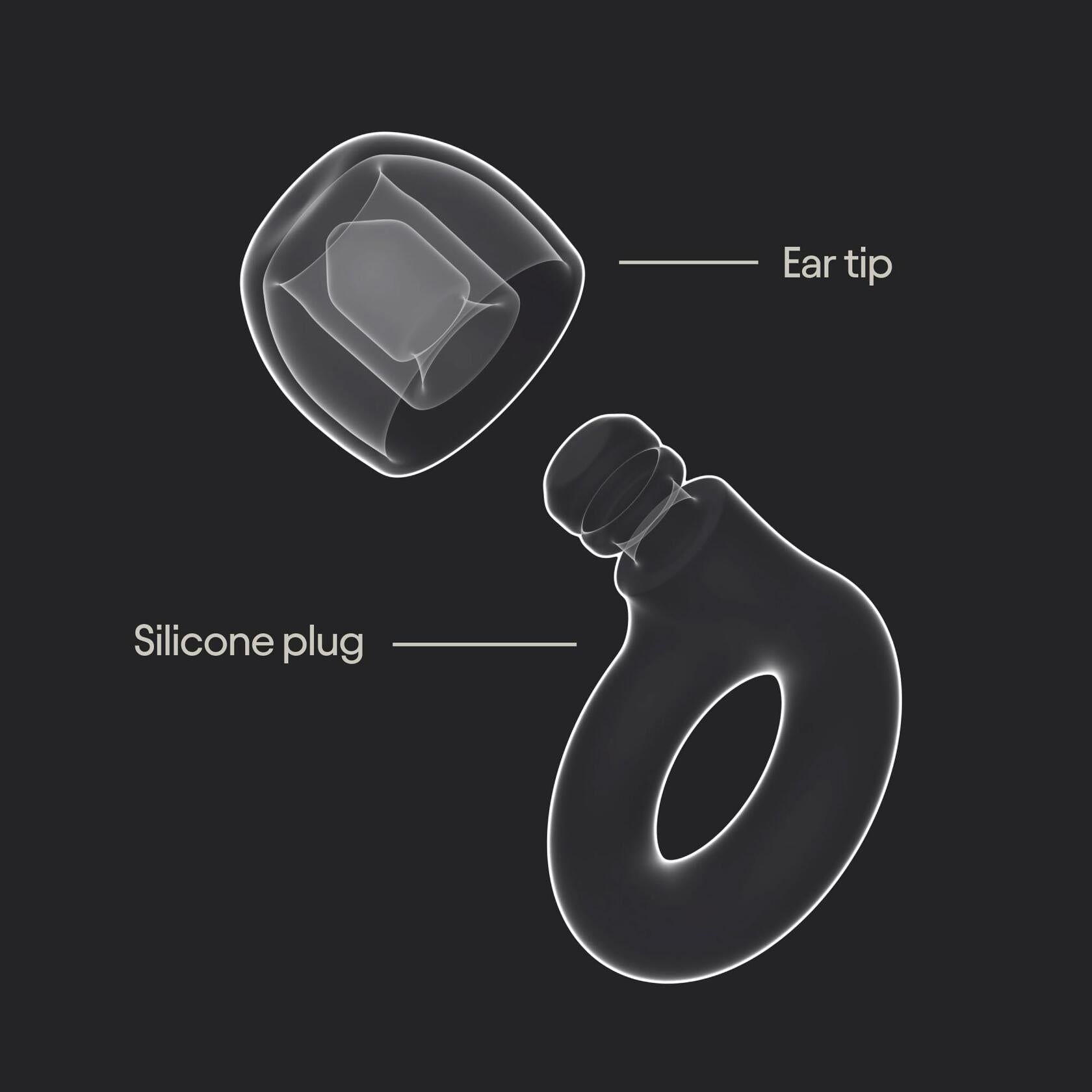 Loop Quiet 2 Ear Plugs Ultra-Comfy Reusable Noise-Reducing Earplugs for Sleep,