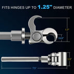 Jourcyna Upgraded Door Hinge Adjustment Tool, Adjustable Hinges Wrench,