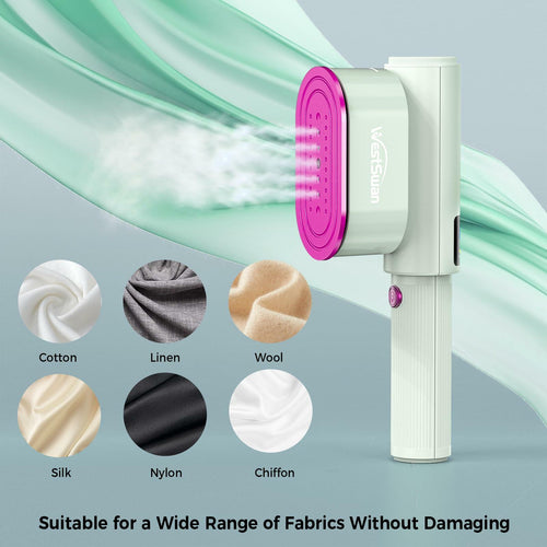 Portable Travel Steamer for Clothes, Fast Wrinkle Remover Garment Steamer for