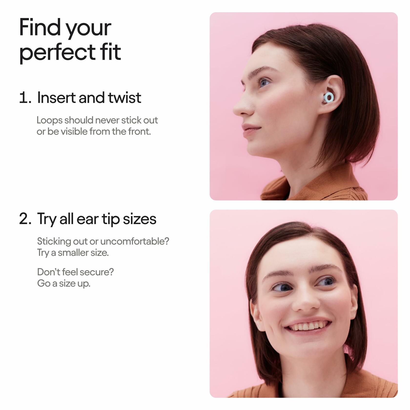 Loop Quiet 2 Ear Plugs Ultra-Comfy Reusable Noise-Reducing Earplugs for Sleep,