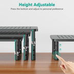 WALI Computer Monitor Stand for Desk, Adjustable Laptop Riser, Desk Monitor