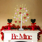 [Timer] Valentines Decor 24 Inch Valentines Decorations Lighted Tree with 18
