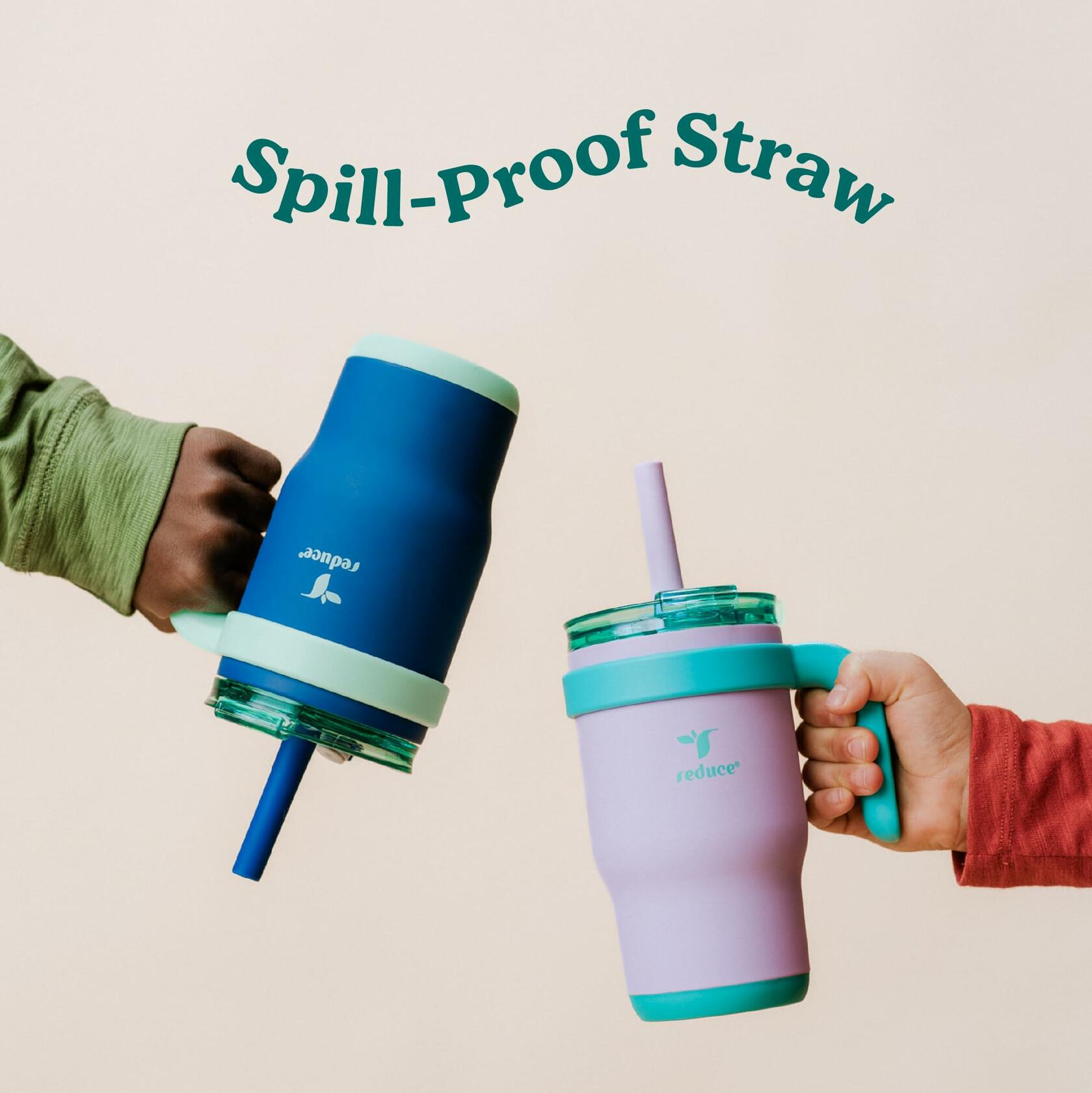 REDUCE 14 Oz Coldee Kids Tumbler with Lid and Straw - Coldee Insulated Travel