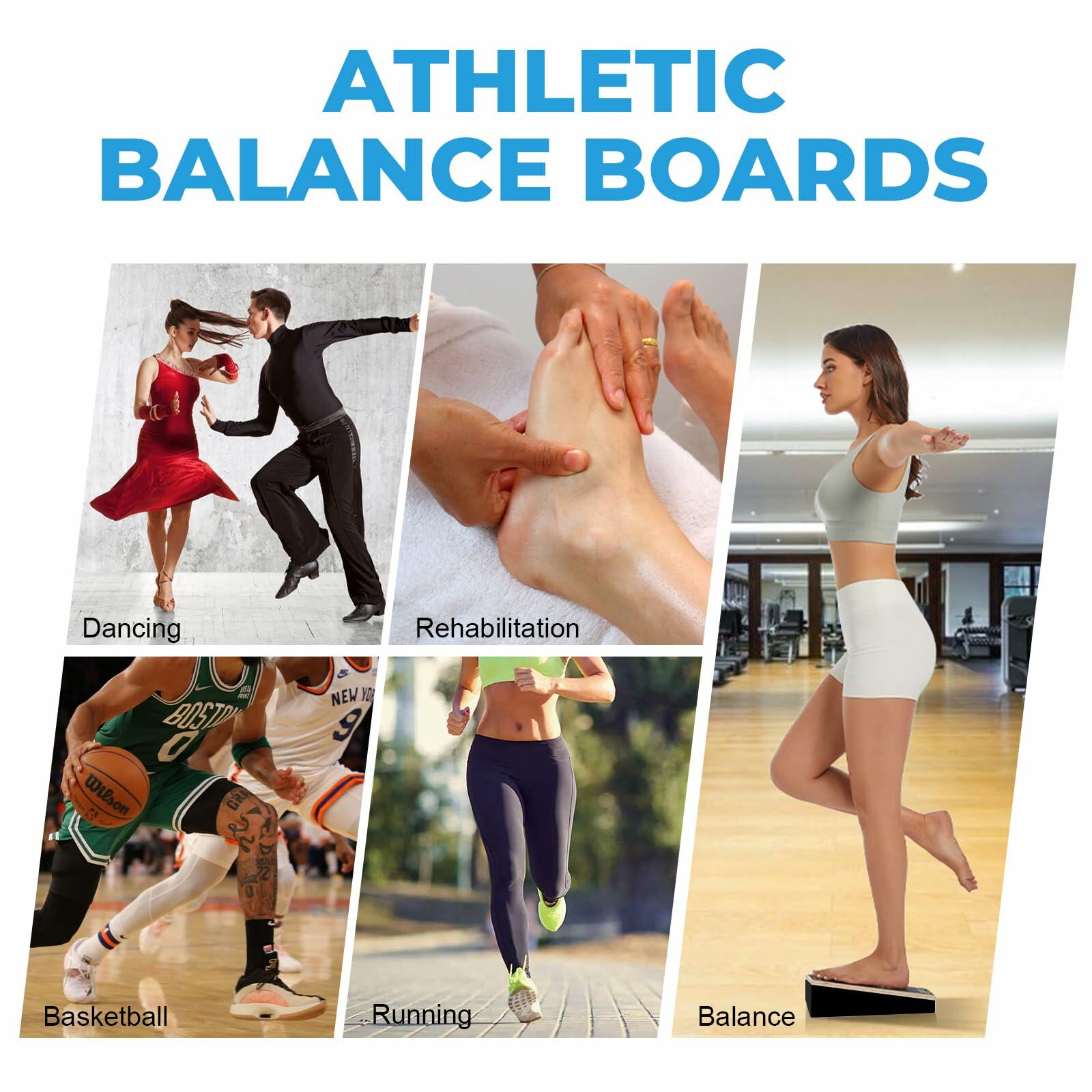 ARCHAEUS Athletic Balance Boards,Slant Board,Wobble Board,Balance Wedge for
