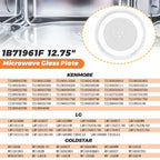 12.75" Microwave Glass Turntable Fit for GE, LG, Kenmore, Sears Microwave Glass