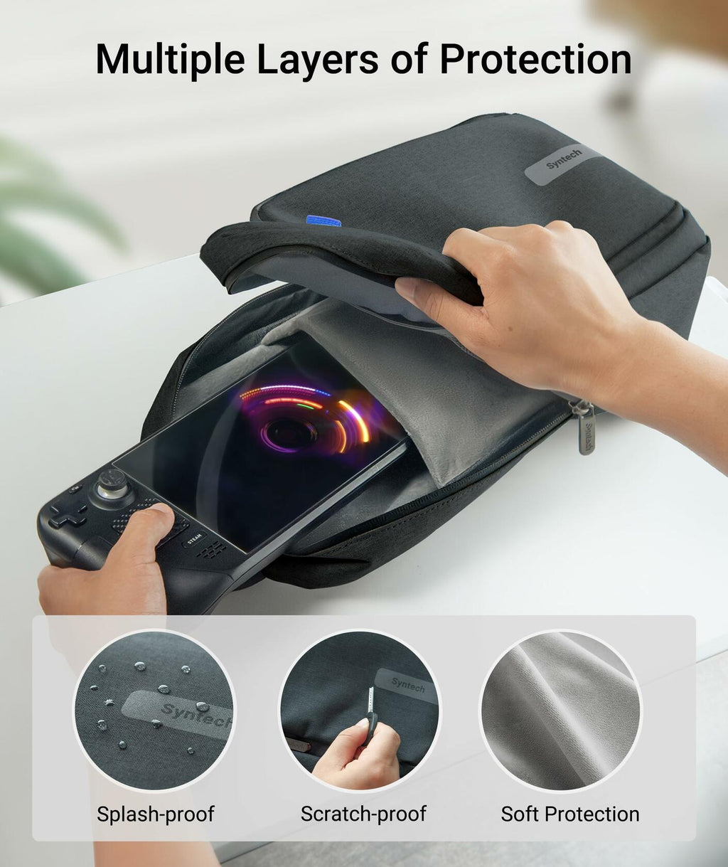 Syntech Carrying Case Compatible with Steam Deck OLED/ROG Ally X/ROG Xbox Ally
