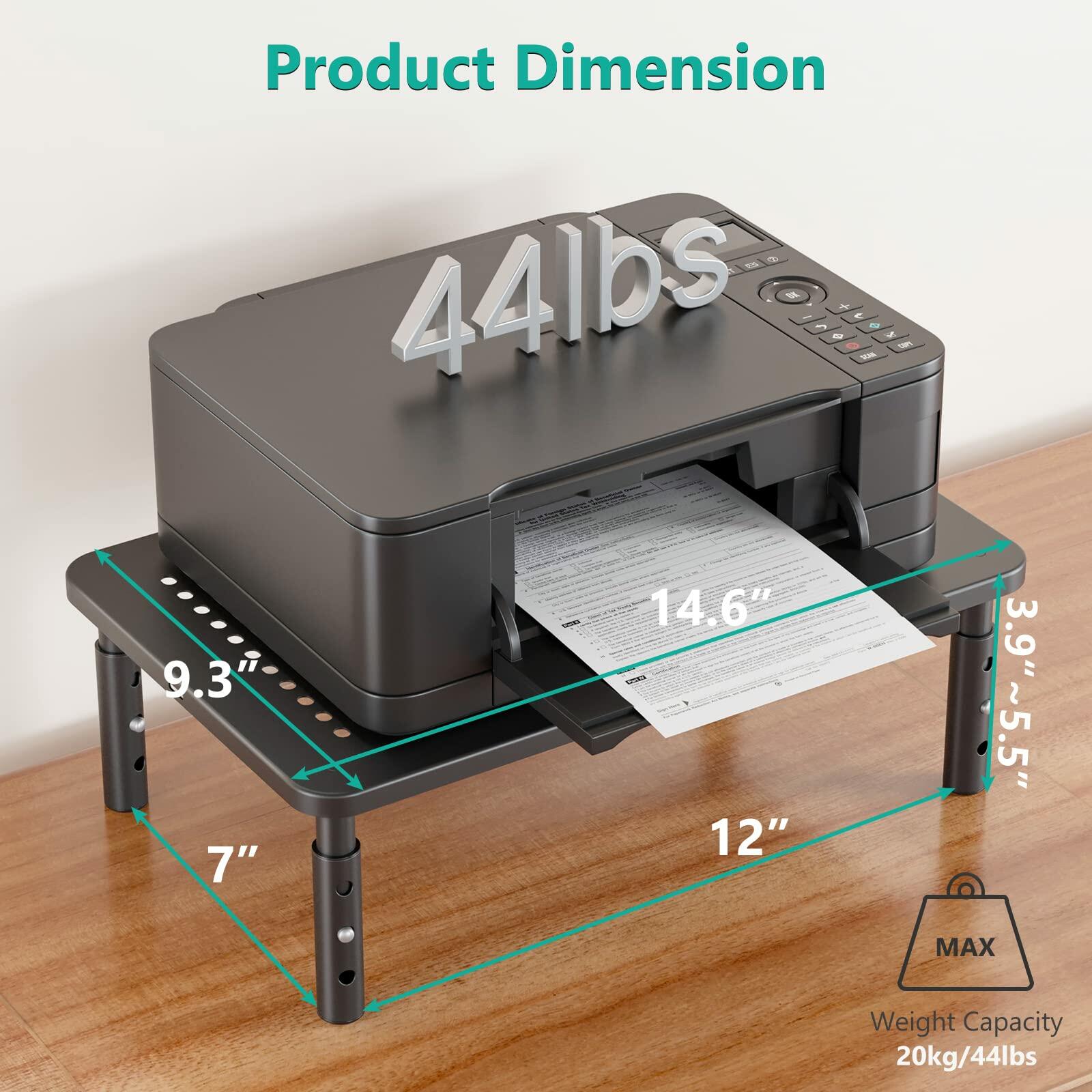 WALI Computer Monitor Stand for Desk, Adjustable Laptop Riser, Desk Monitor