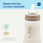 MAM 4.5oz Easy Start Anti-Colic Wide Neck Vented Baby Bottle, Extra Slow Flow