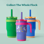 REDUCE 14 Oz Coldee Kids Tumbler with Lid and Straw - Coldee Insulated Travel