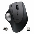 ELECOM Ergonomic Comfort Design Trackball IST Wireless 2.4GHz Connect,