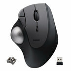 ELECOM Ergonomic Comfort Design Trackball IST Wireless 2.4GHz Connect,