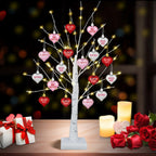 [Timer] Valentines Decor 24 Inch Valentines Decorations Lighted Tree with 18