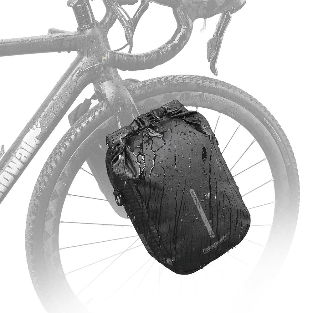 Rhinowalk Bike Front Fork Bag Waterproof Bike Pannier Bag Saddle Bag Shoulder